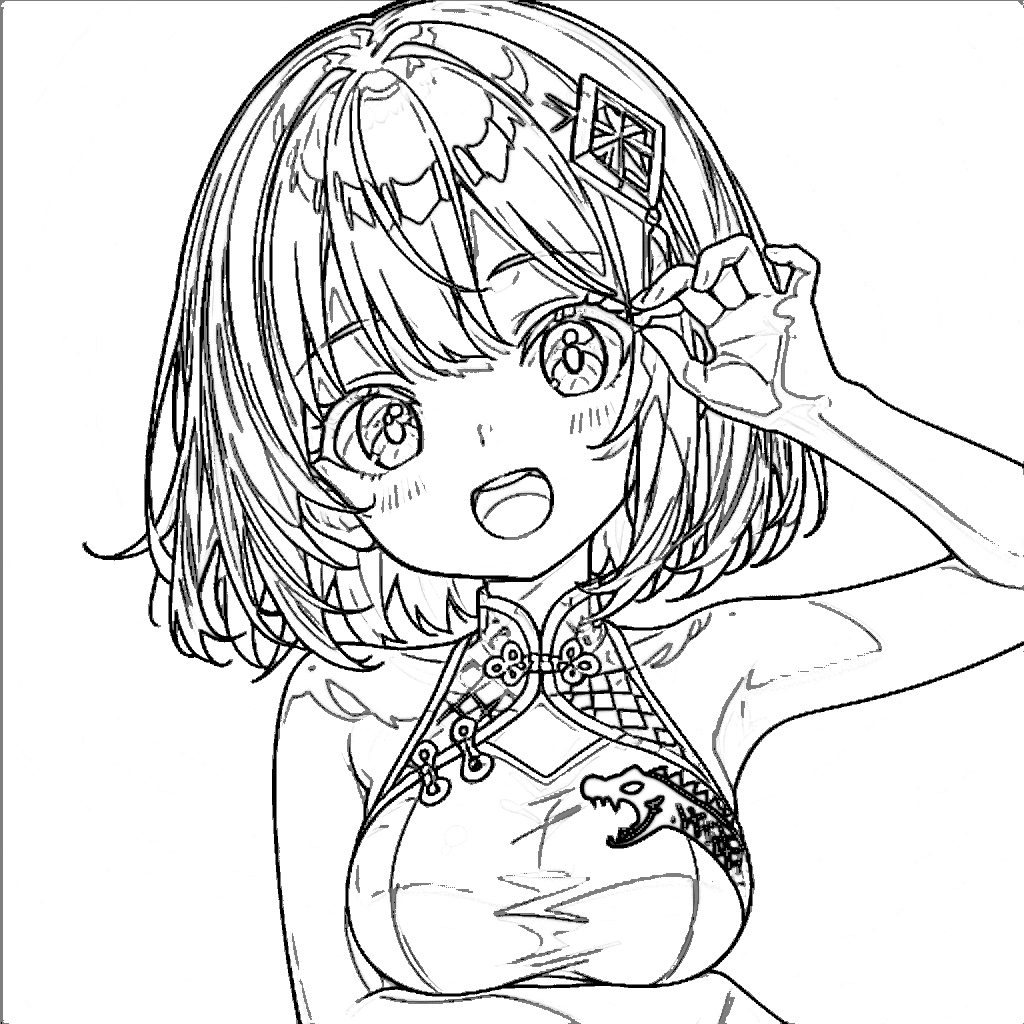 マスク着用人物の線画 マスク画像」を使用してシルエットアート調の画像を作る＠ComfyUI｜shiba*2