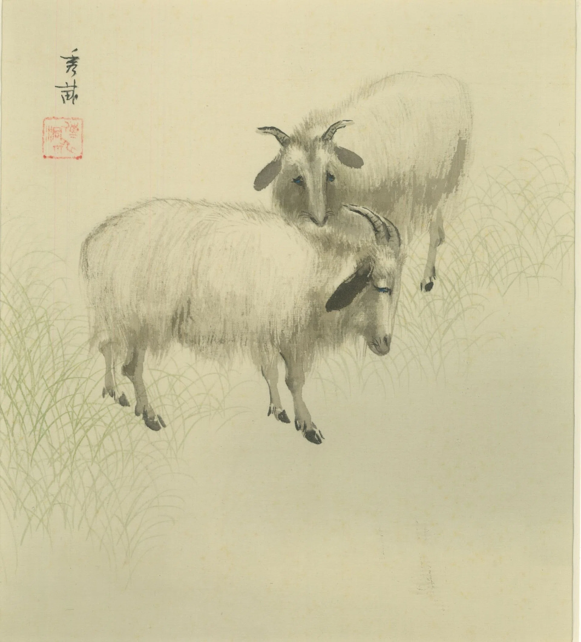 作品一覧】池上秀畝《十二ヶ月図〔動物十二題〕》｜講談社野間記念館