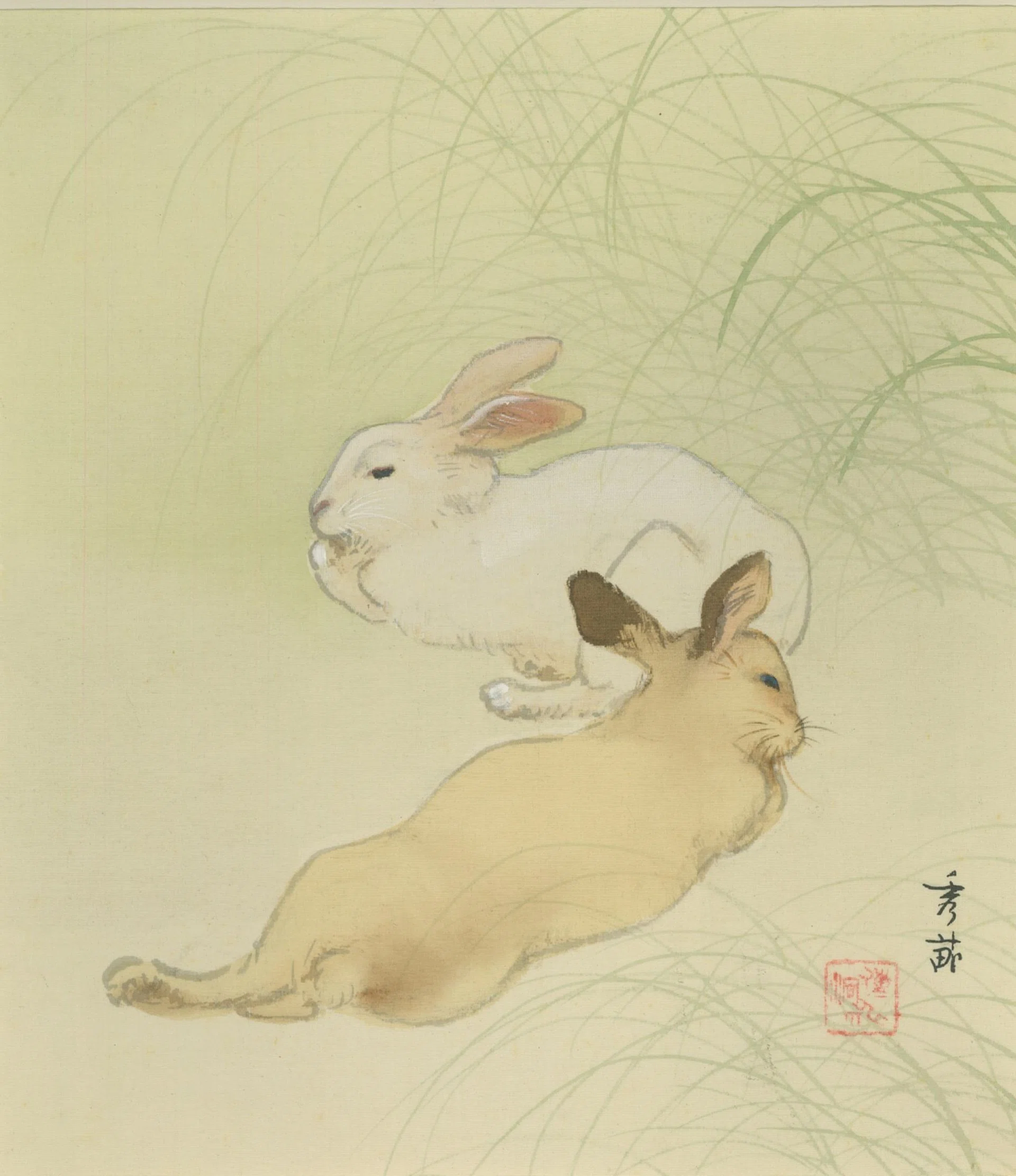 作品一覧】池上秀畝《十二ヶ月図〔動物十二題〕》｜講談社野間記念館