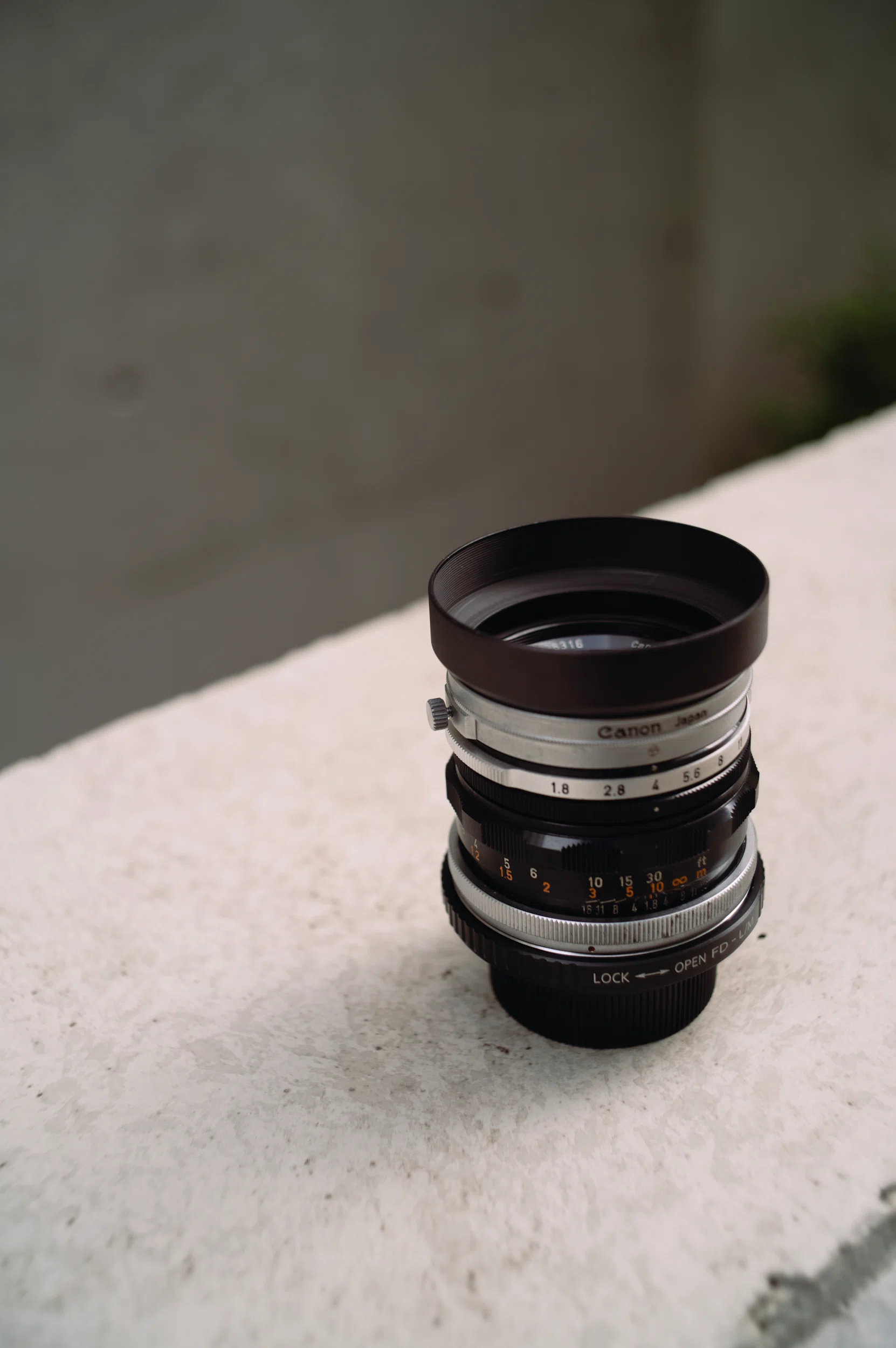 CANON FL 50mm F1.8｜ゆず