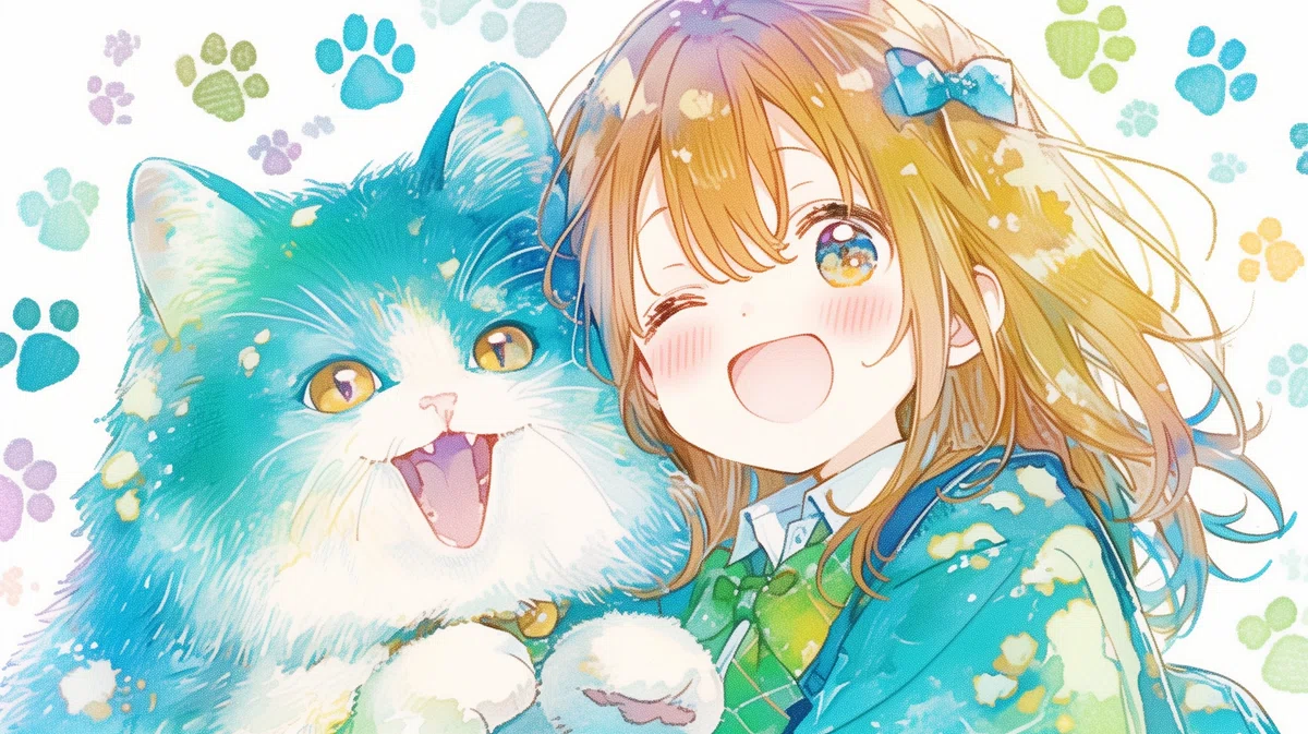 AIイラストギャラリー｜にゃんこのいる日常 ～癒しのイラスト集～ #AI