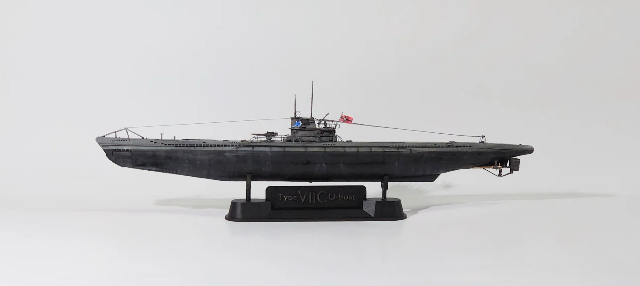 AFVクラブ 1/350 Uボート VII C型をウェザリングで楽しむ。｜はるさー