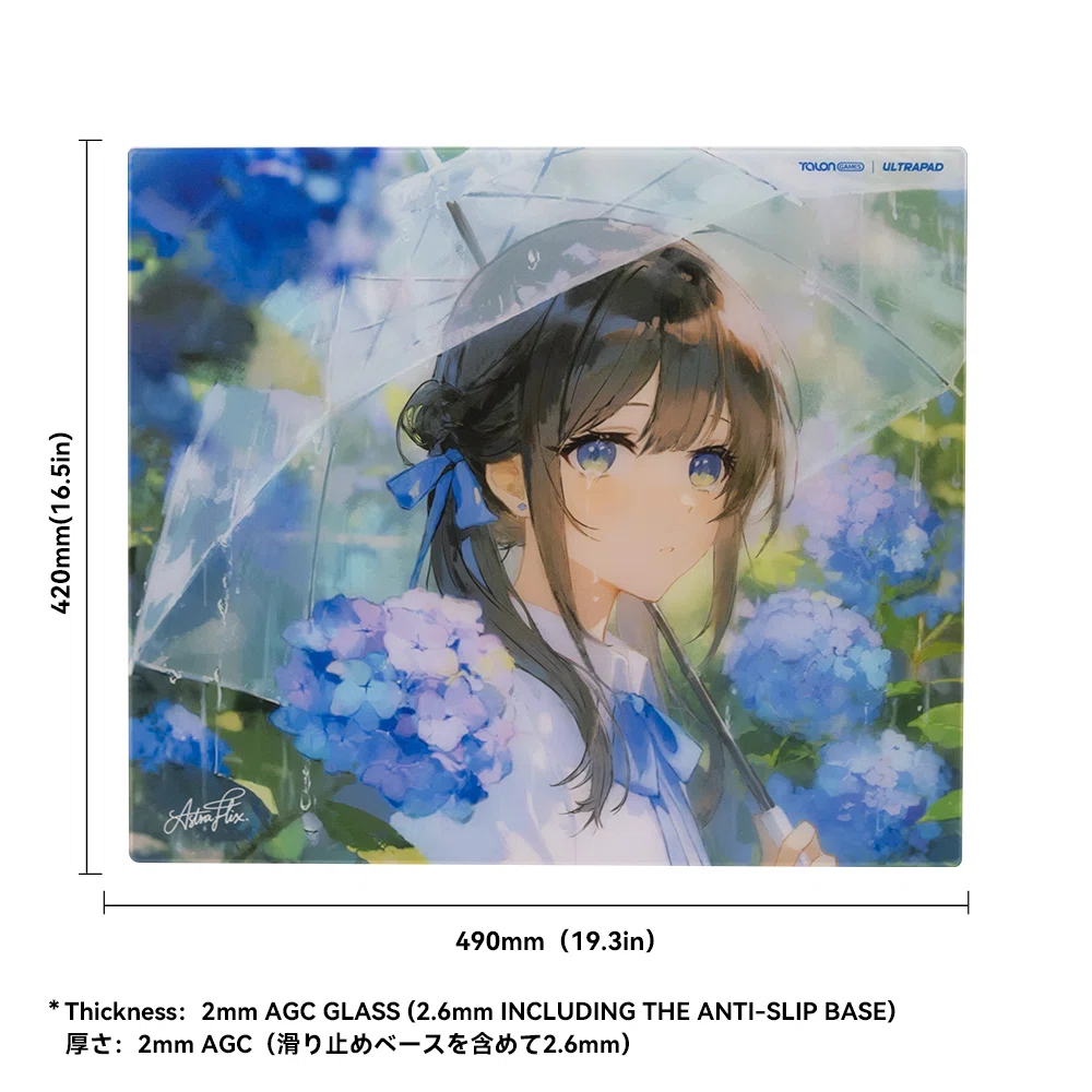 TALONGAMES × Astra Flux ガラスゲーミングマウスパッド「渚」発売