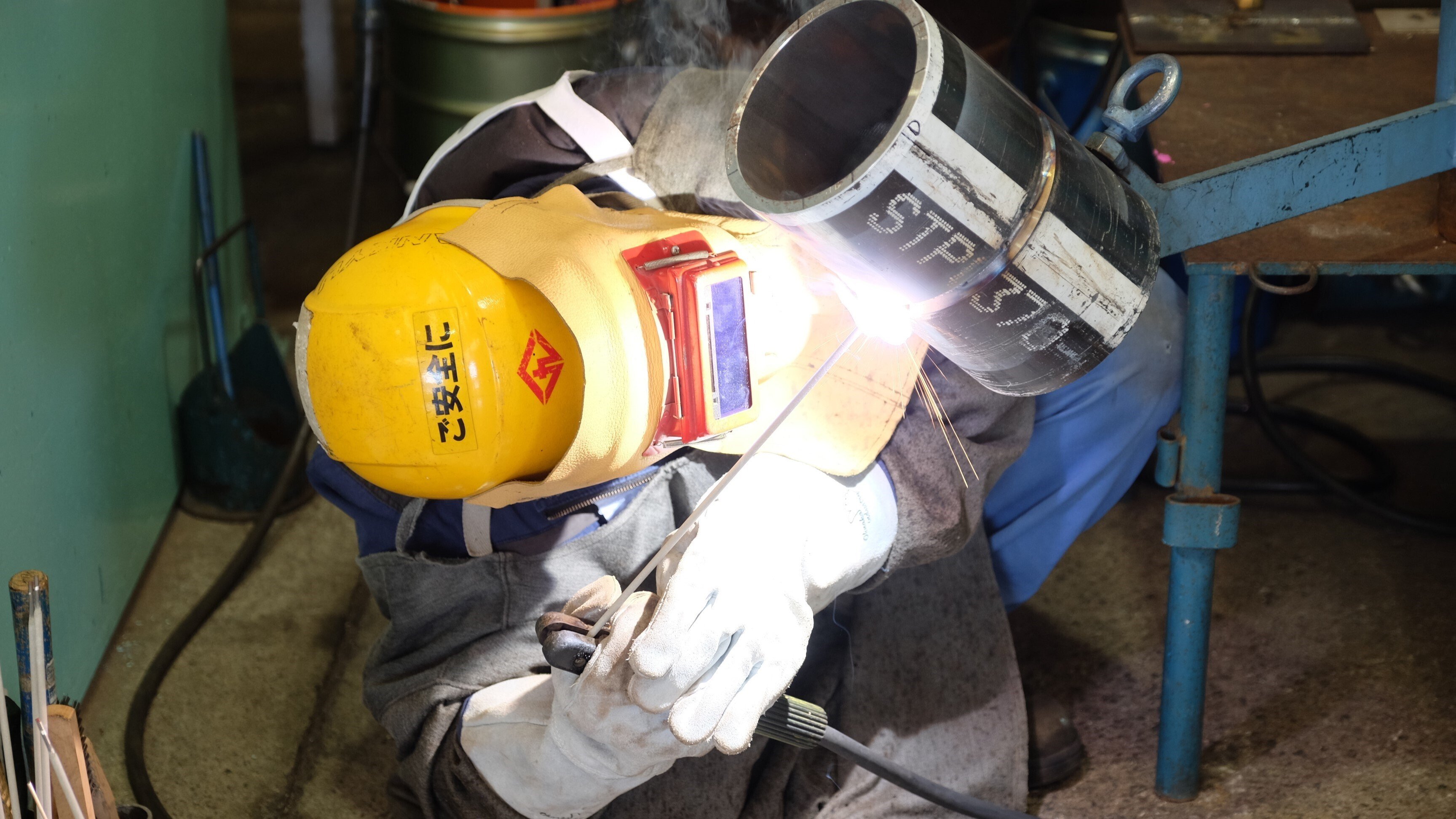 山九（株） 社内競技会で溶接士育てる 「競技課題には高難度な6G溶接