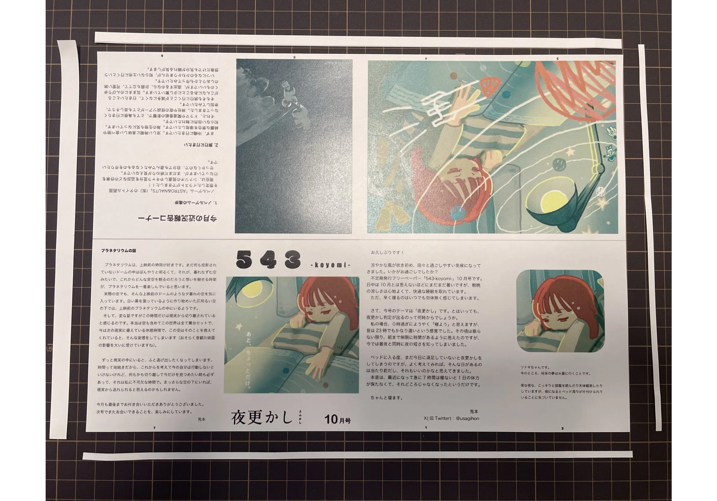 PDF付き！折本の折り方（ZINE）｜兎本