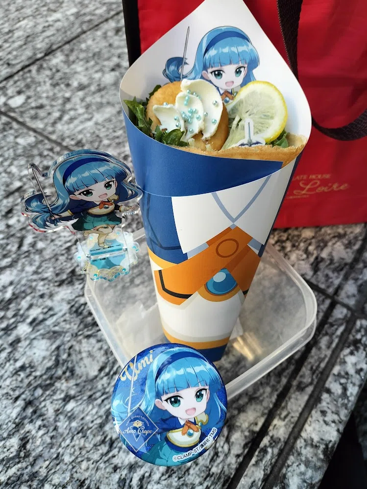 レイアース 池袋コラボクレープAmo Crepeレポ（すごくよかった