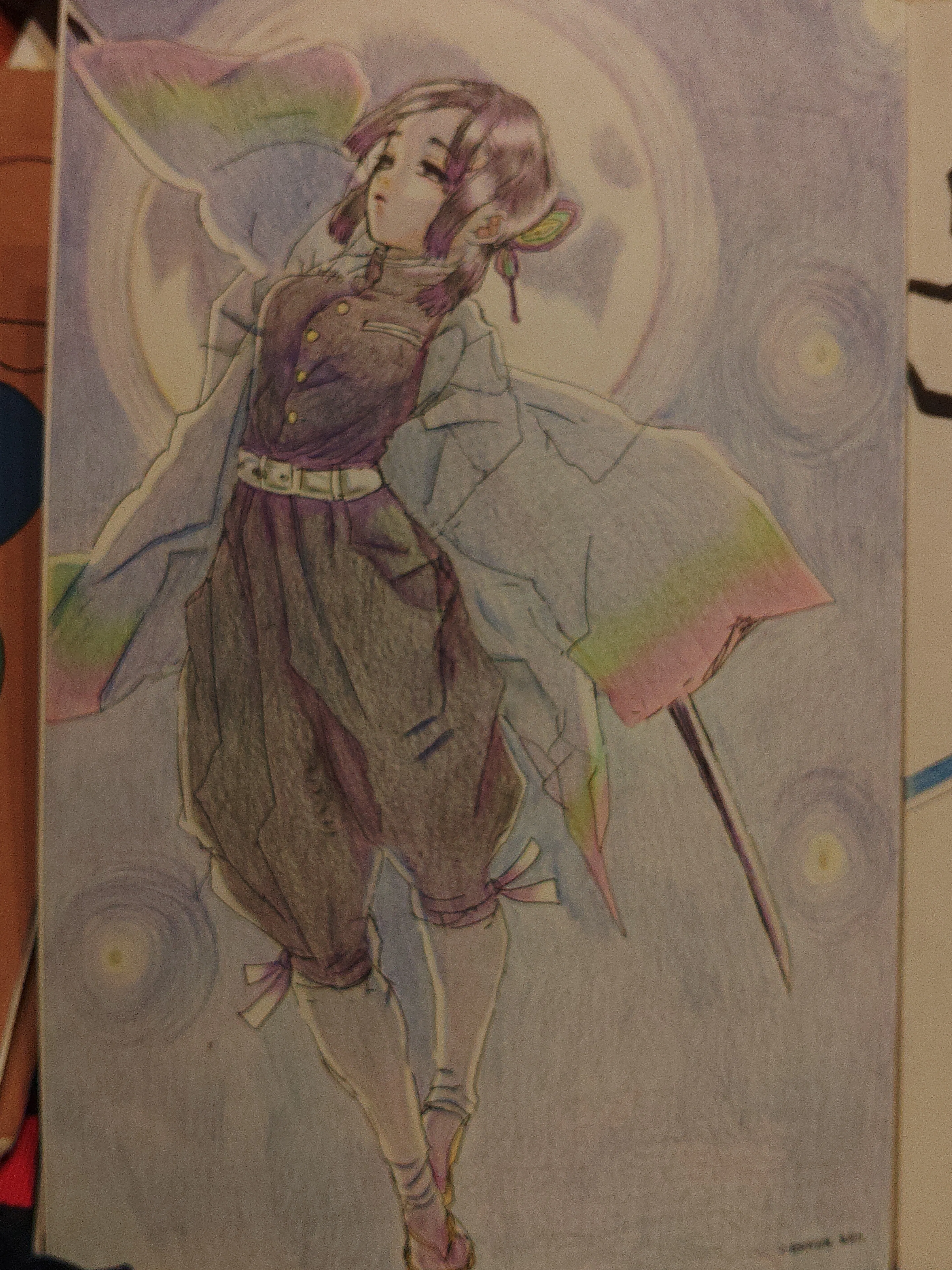 塗り絵 鬼滅の刃3｜青いみかん