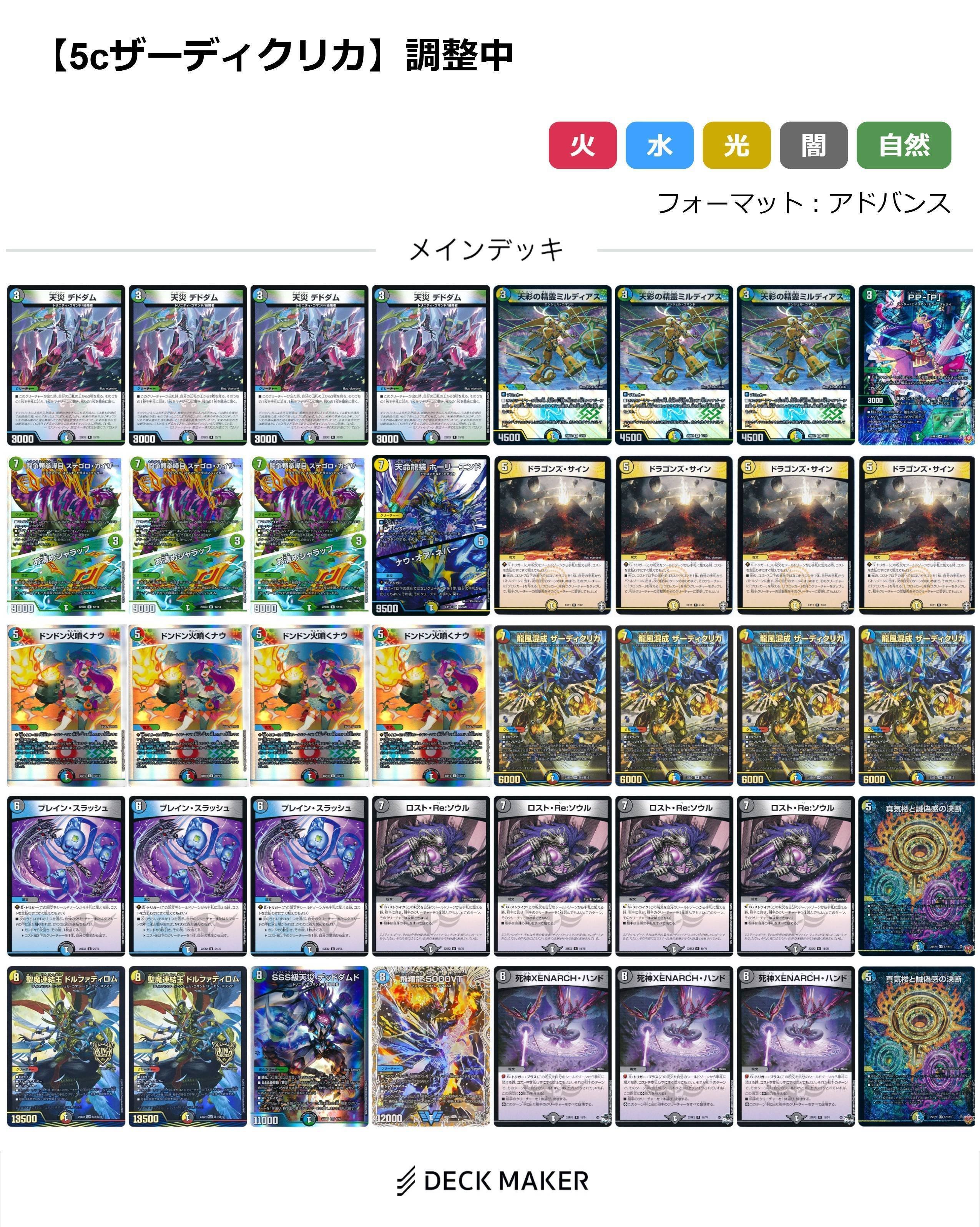 GPで、5cザーディクリカを使う 準備編【DMGP2025-2nd day2】｜ゆゆゆ