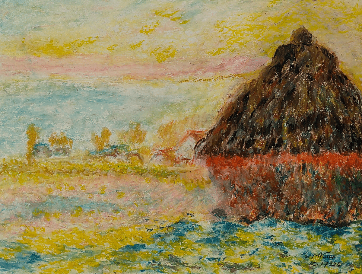 モネ 絵画 絵画ミニミニミステリー 第133回「クロード・モネ『積みわら