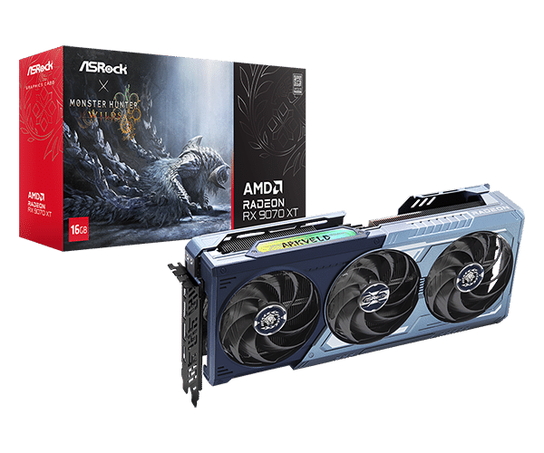 AMD×ASRock「モンハン仕様AMD Radeon RX 9070 XT」プレゼント