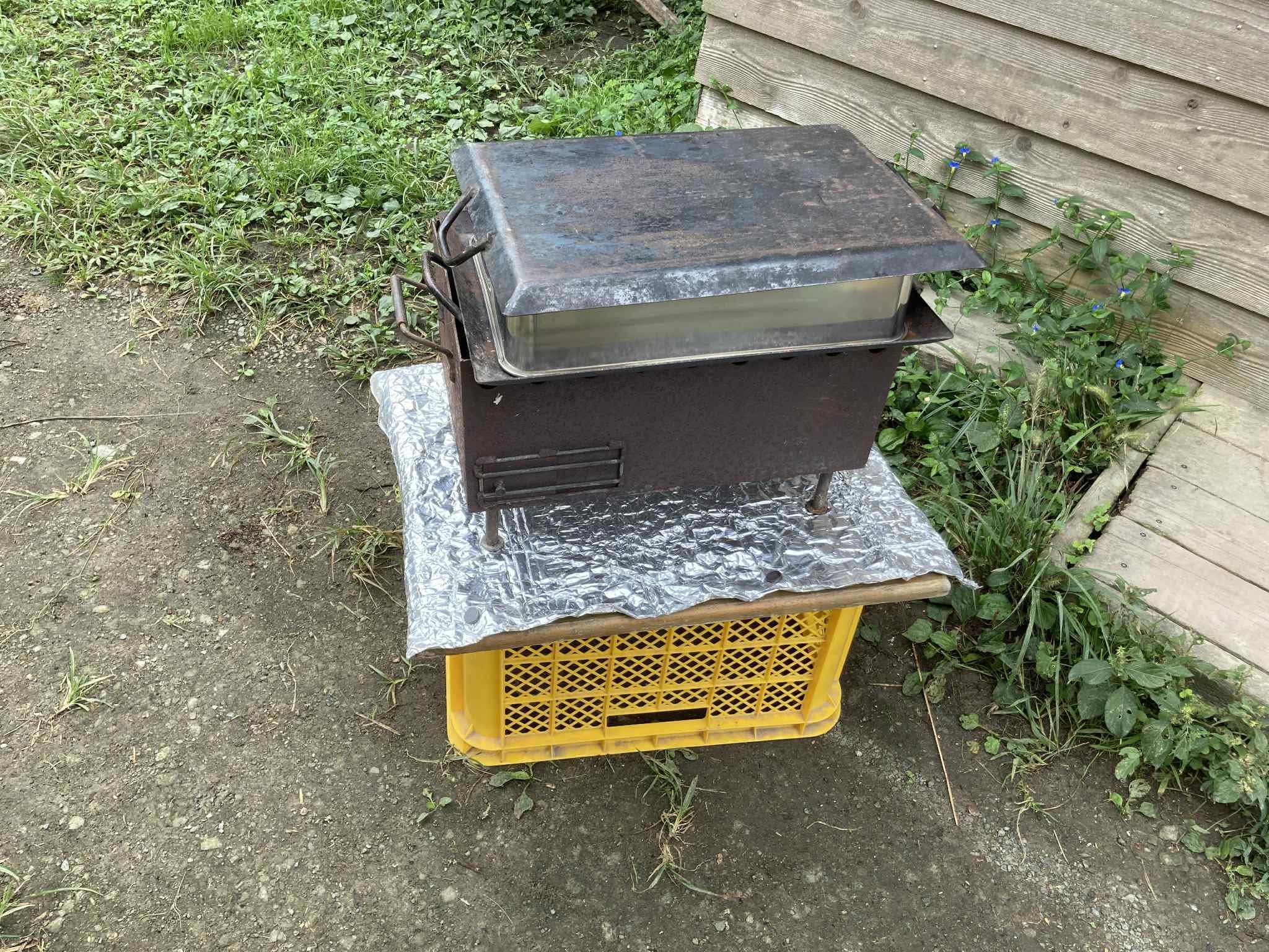 BBQコンロの石焼き芋機を作る④ ＜全6回＞｜スローソサエティ/城の