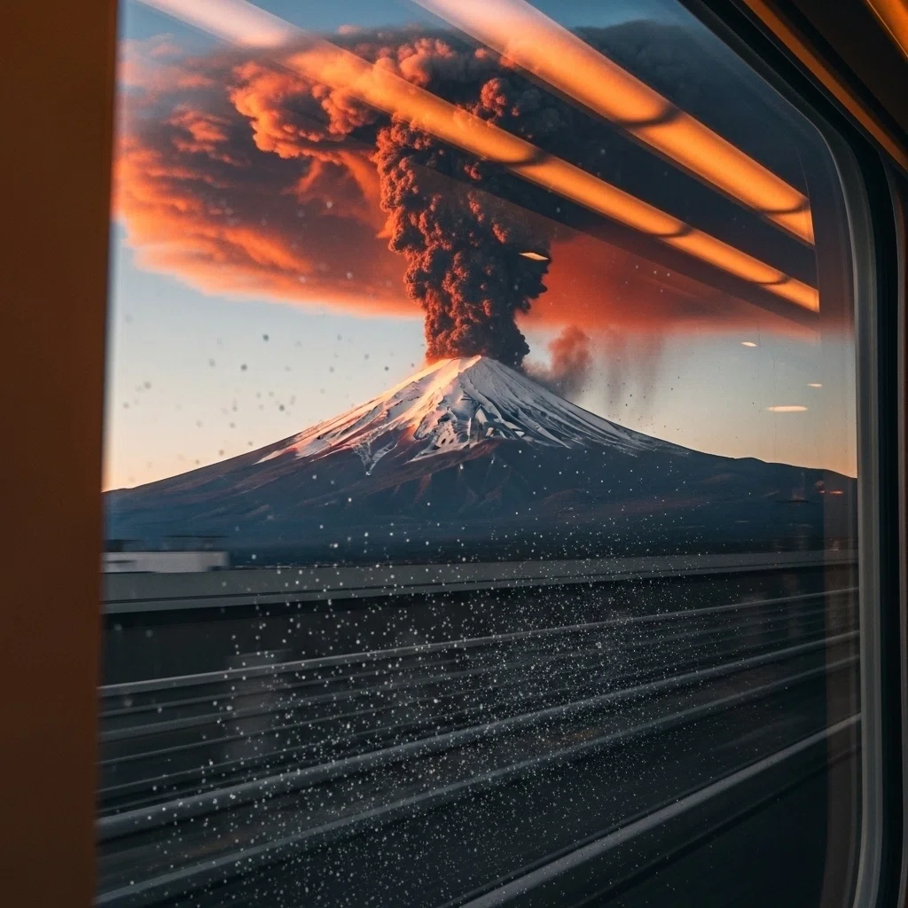 富士山噴火 写真素材/写真販売 AI画像 有料＜30枚：350円＞商用利用可01