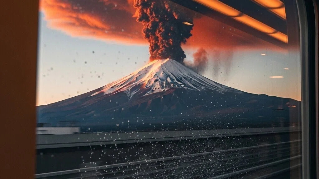 富士山噴火 写真素材/写真販売 AI画像 有料＜30枚：350円＞商用利用可02