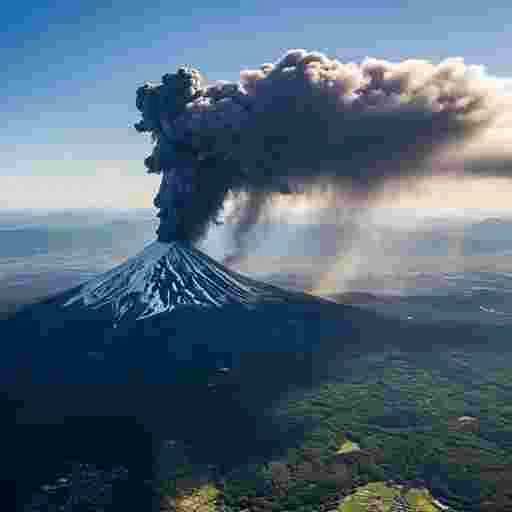 富士山噴火 写真素材/写真販売 AI画像 有料＜30枚：350円＞商用利用可（サンプル）06