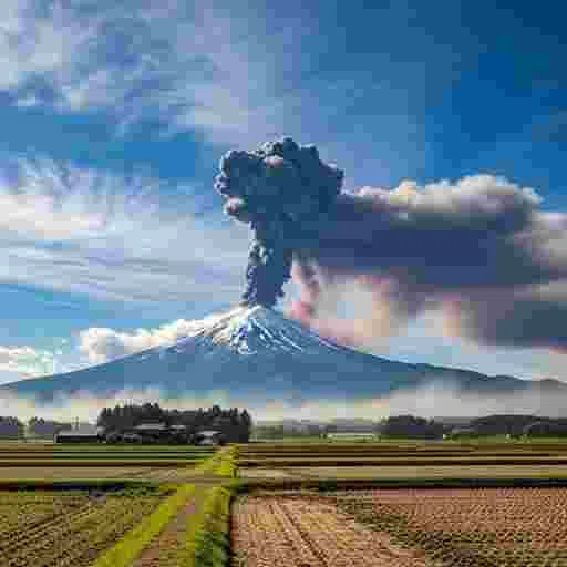 富士山噴火 写真素材/写真販売 AI画像 有料＜30枚：350円＞商用利用可（サンプル）025