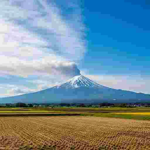 富士山噴火 写真素材/写真販売 AI画像 有料＜30枚：350円＞商用利用可（サンプル）024