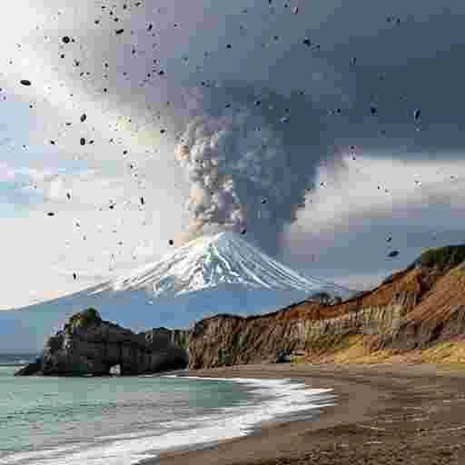 富士山噴火 写真素材/写真販売 AI画像 有料＜30枚：350円＞商用利用可（サンプル）027