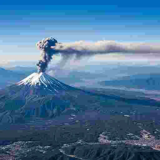 富士山噴火 写真素材/写真販売 AI画像 有料＜30枚：350円＞商用利用可（サンプル）09