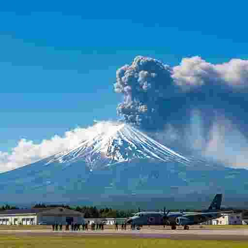 富士山噴火 写真素材/写真販売 AI画像 有料＜30枚：350円＞商用利用可（サンプル）023