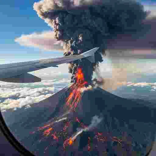富士山噴火 写真素材/写真販売 AI画像 有料＜30枚：350円＞商用利用可（サンプル）021