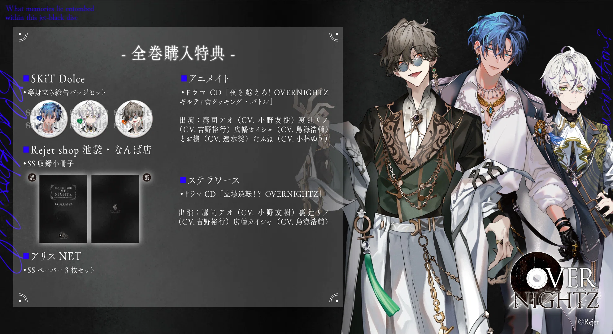 OVERNIGHTZ case.Ⅰ発売記念企画開催！☆case.Ⅲ広幡カイシャ（CV.鳥海