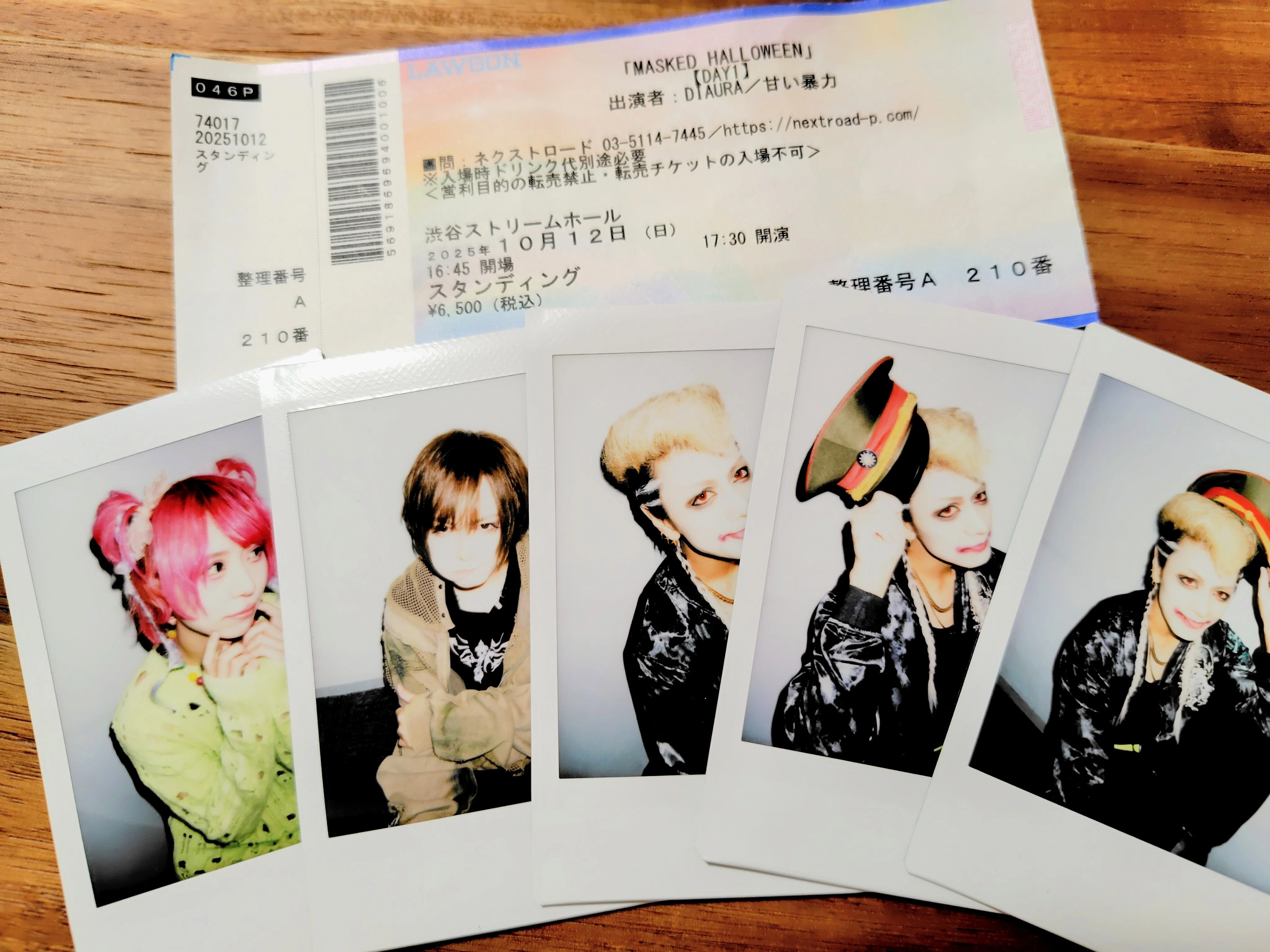 DIAURA×甘暴 MASKED HALLOWEEN day1 2025/10/12 shibuya stream hall