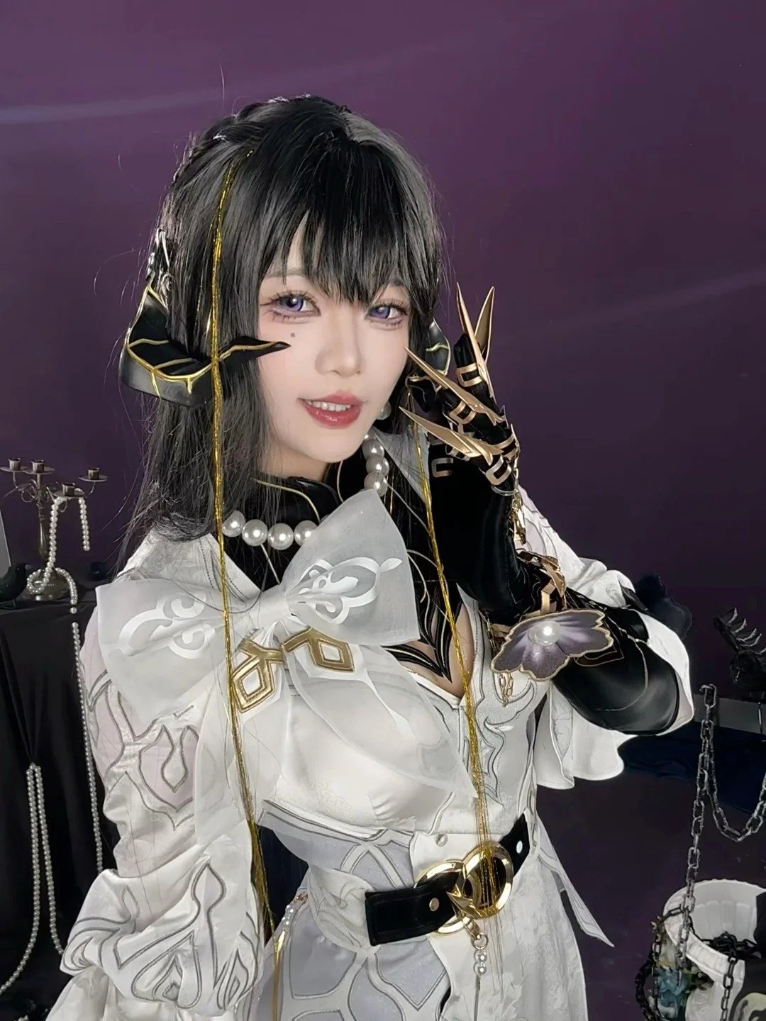 Monenjoy 崩壊スターレイル コンスタンス ダリア ウィッグ 100cm 鬘 永