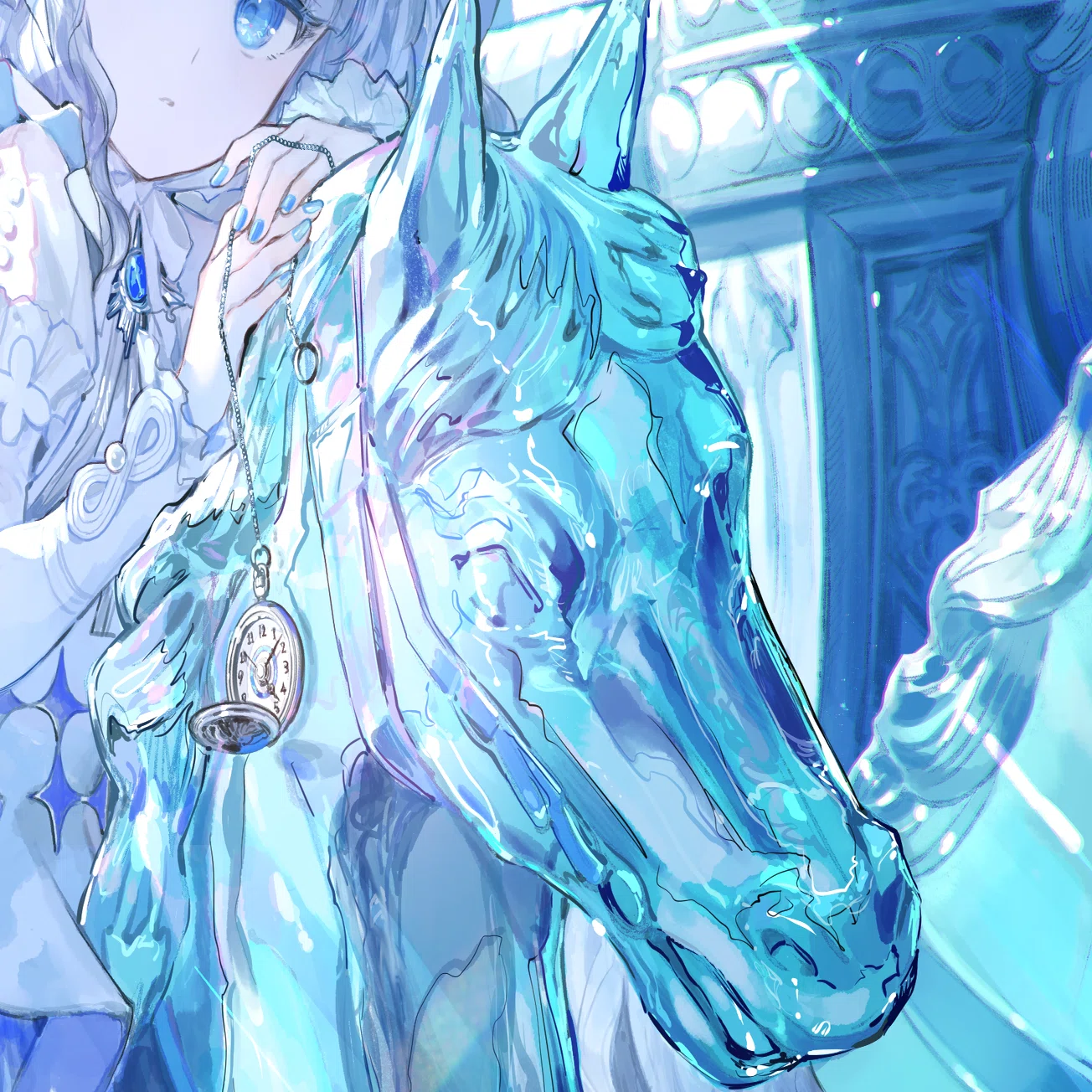 複製原画 光る美少女展2024 色紙 奏鳴の宙 藤ちょこ@画集発売中 on X: