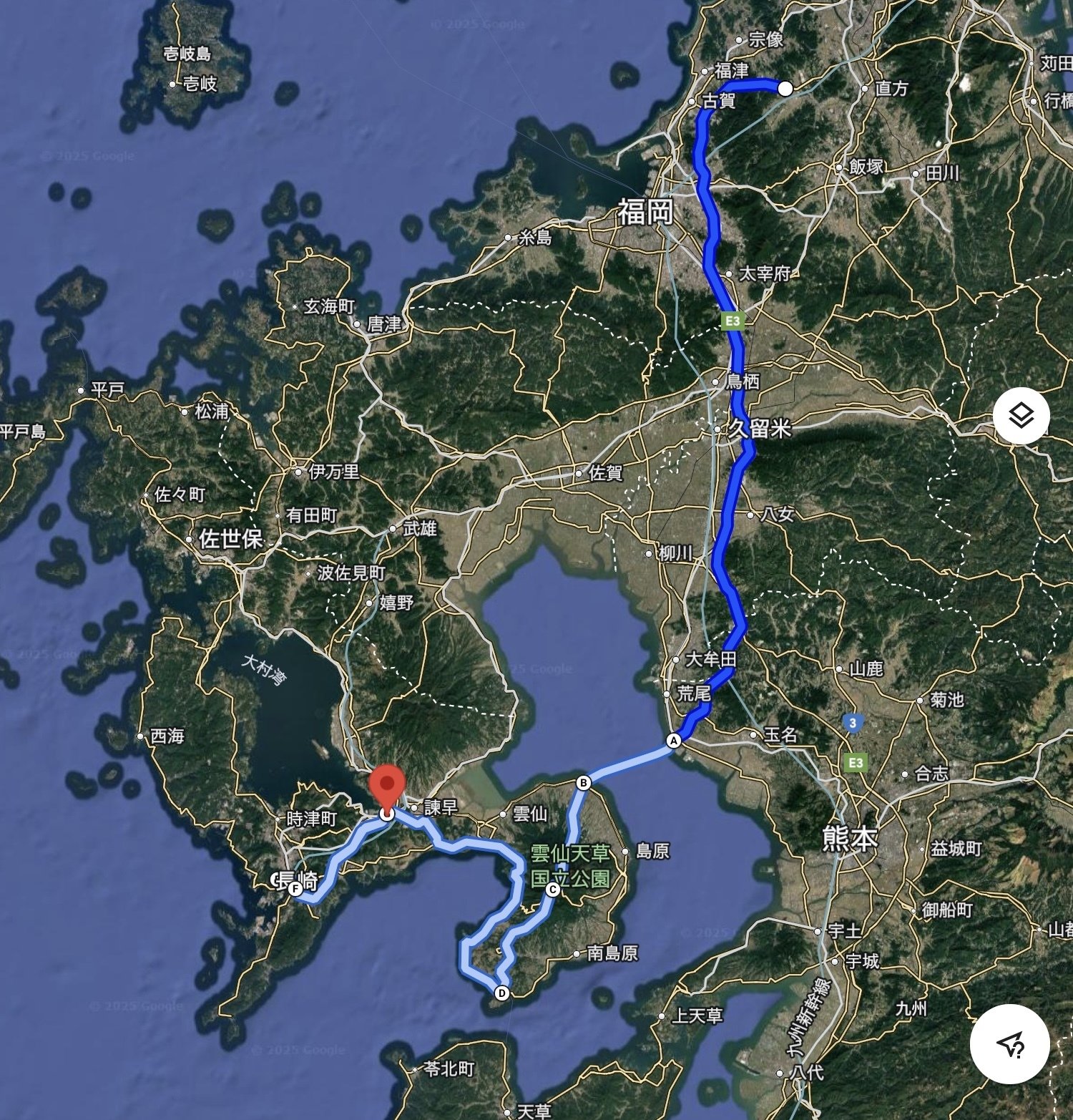 愛知から長崎へ！雲仙島原から長崎・佐世保へ至る爆走ドライブ旅②