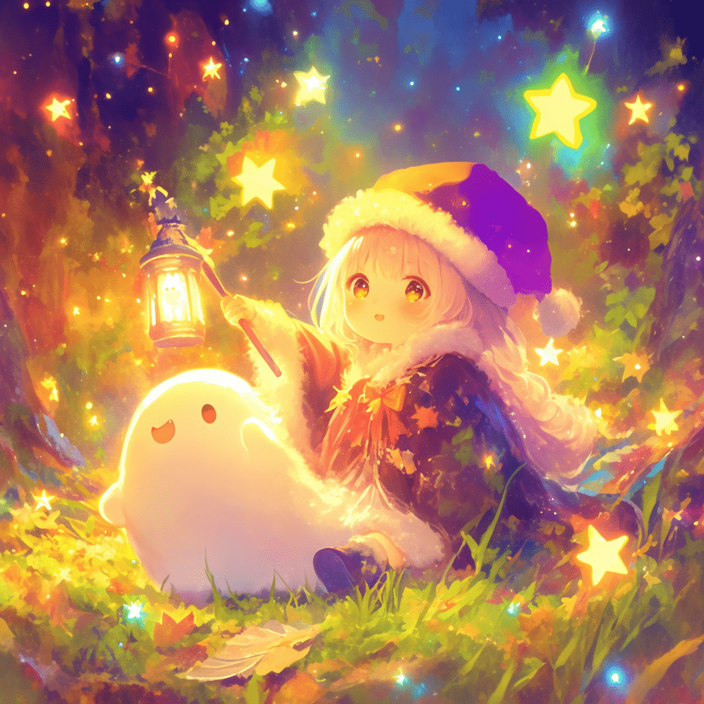 イラスト紹介｜もうクリスマス！？ハロウィンまだだよ？｜ぷわぽのん