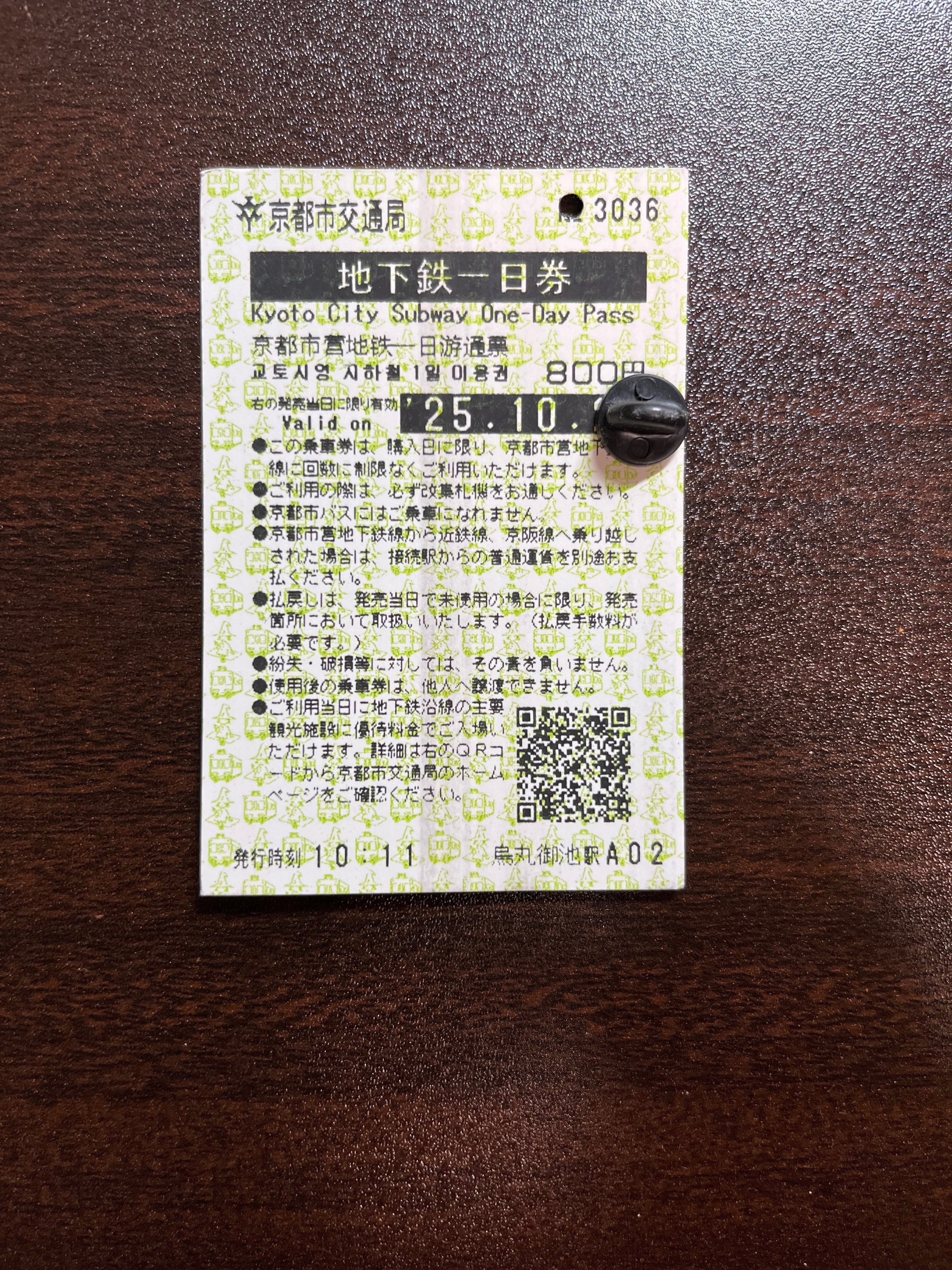 京都市営地下鉄 駅名はんこラリー 全駅制覇｜おしょ