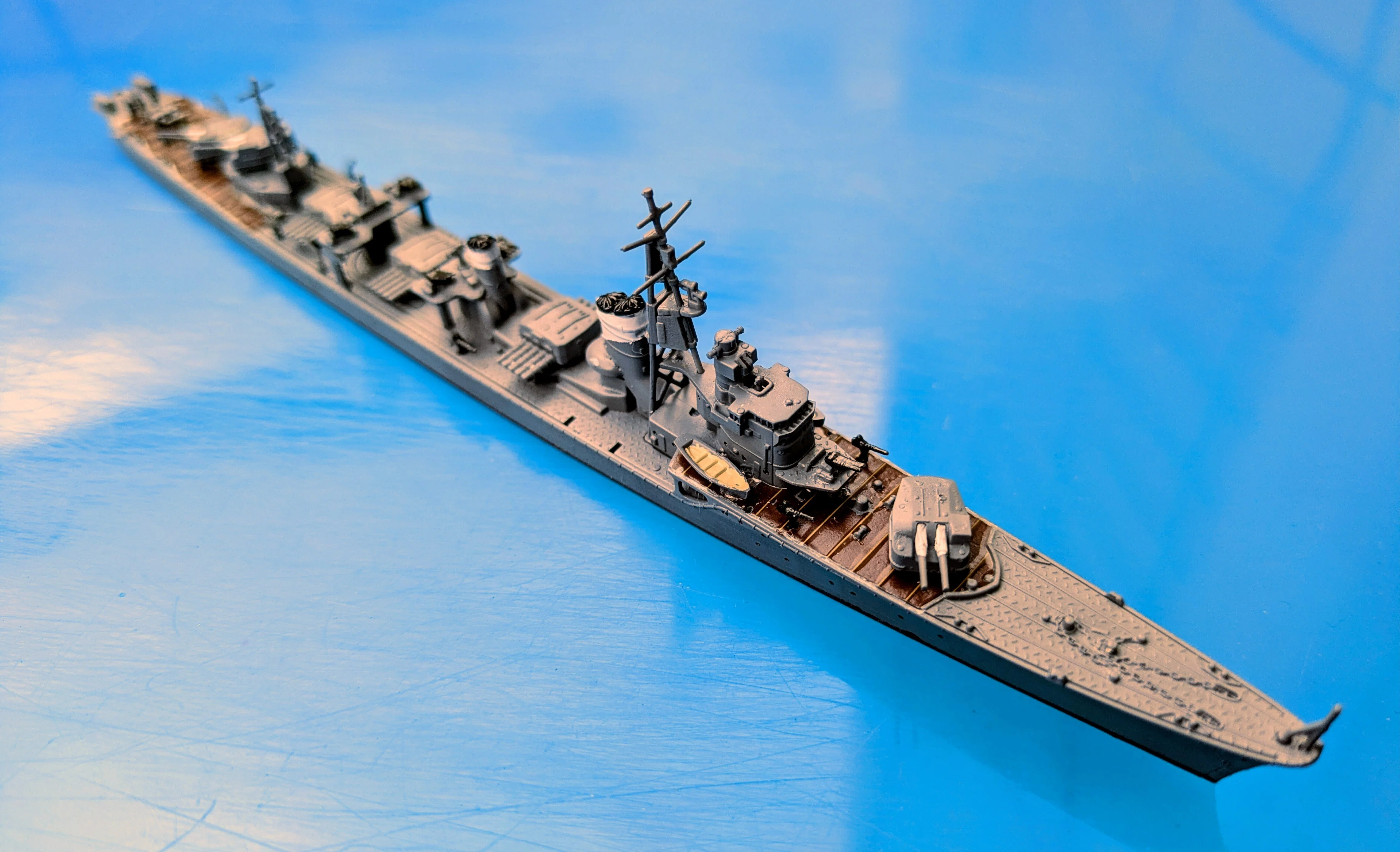 駆逐艦島風/1/700/タミヤ/制作日記。11月1日更新。｜Masa/絵/プラモ/7