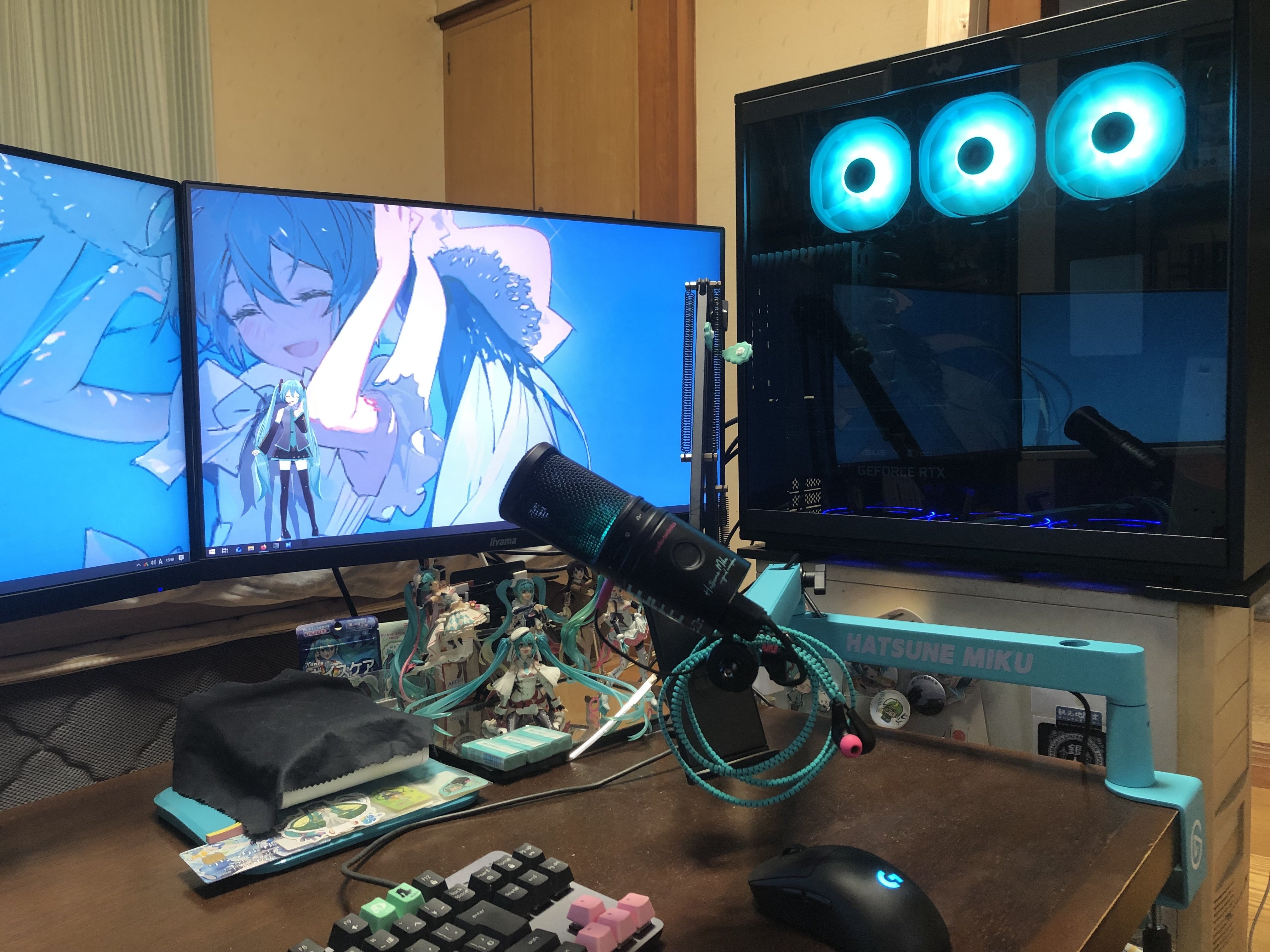 Elgato Mic Arm LP – 初音ミク エディションとAT2020USB-X MIKU｜萩原朋海