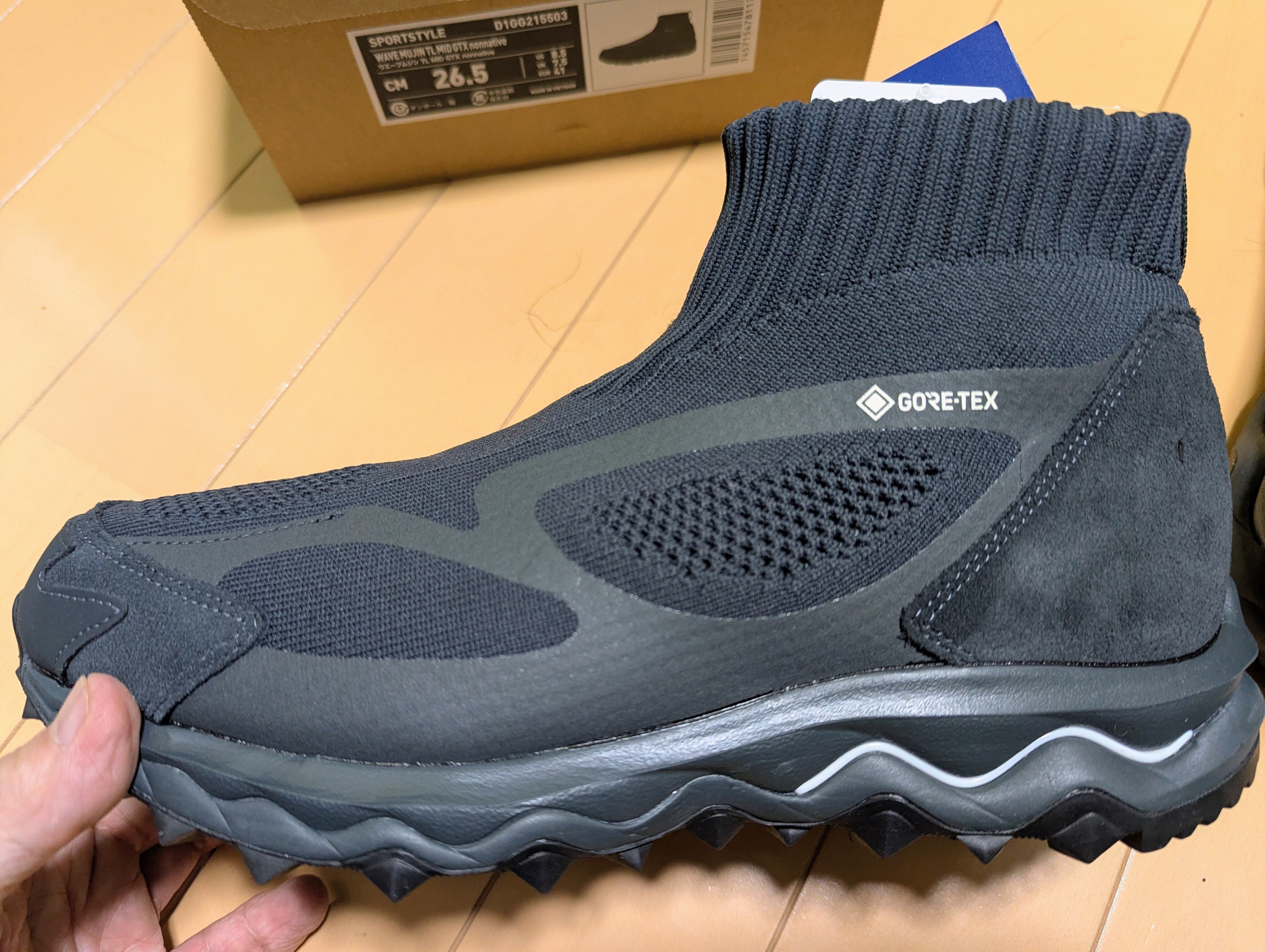 ミズノ✕ノンネイティブ WAVE MUJIN TL MID GTX nonnative −現地調査