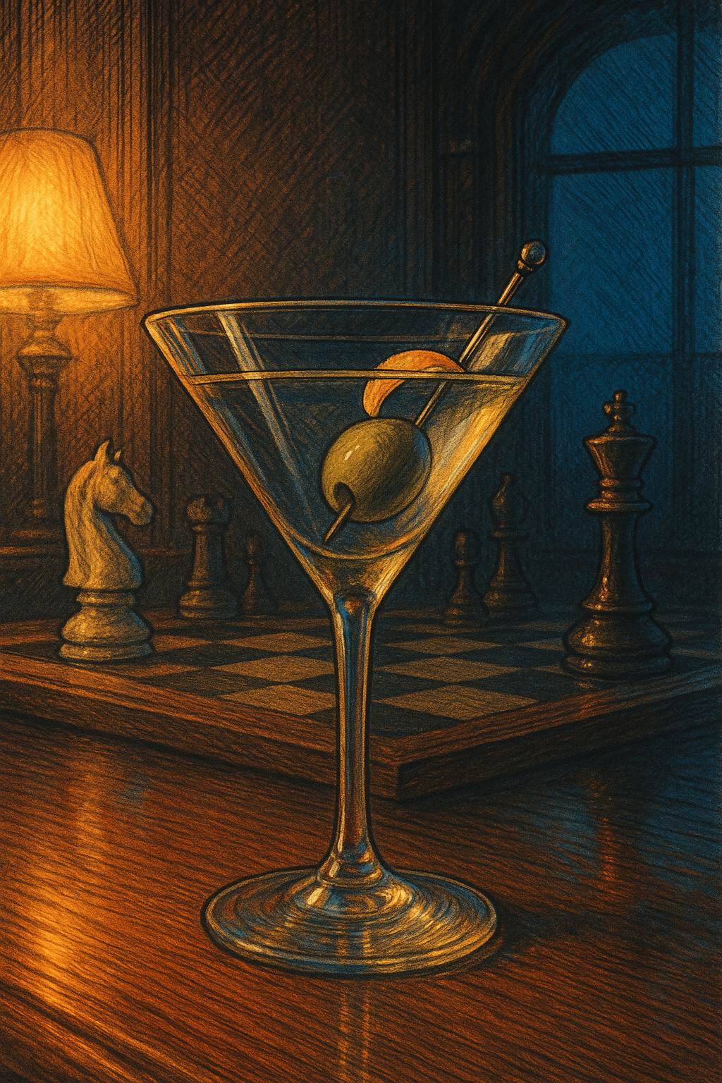 クラシック・マティーニの底に沈むもの｜Nuit et Verre｜カクテル短編の夜