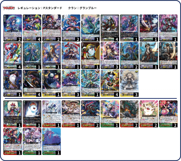 グランブルー ナイトローゼ 超越 デッキ Pスタン 海外規制対応 グランブルー ナイトローゼ Ver.3.5 2025.10｜おりべ