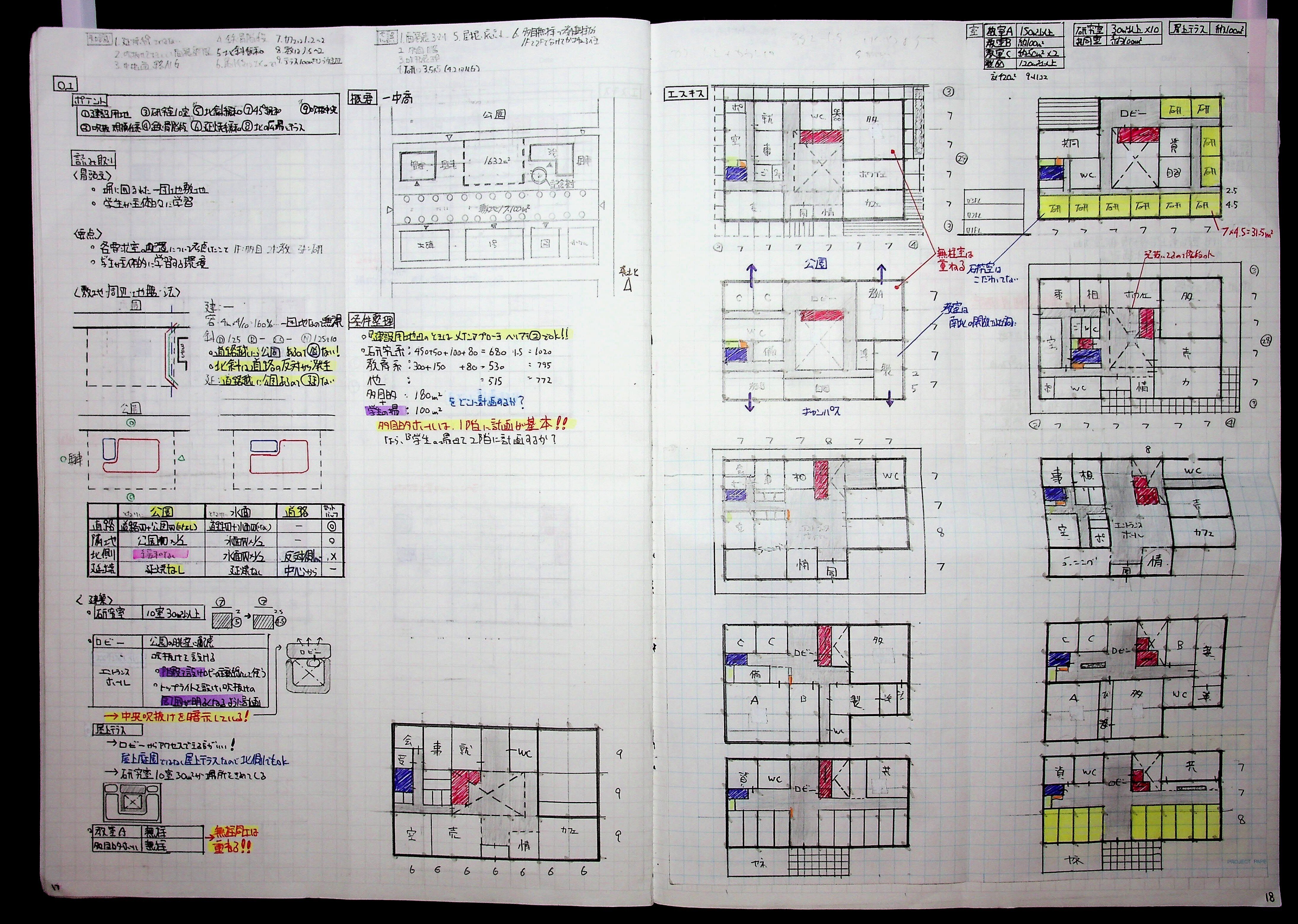 一級建築士製図試験】復習法・エスキス能力を伸ばす方法｜ロバート