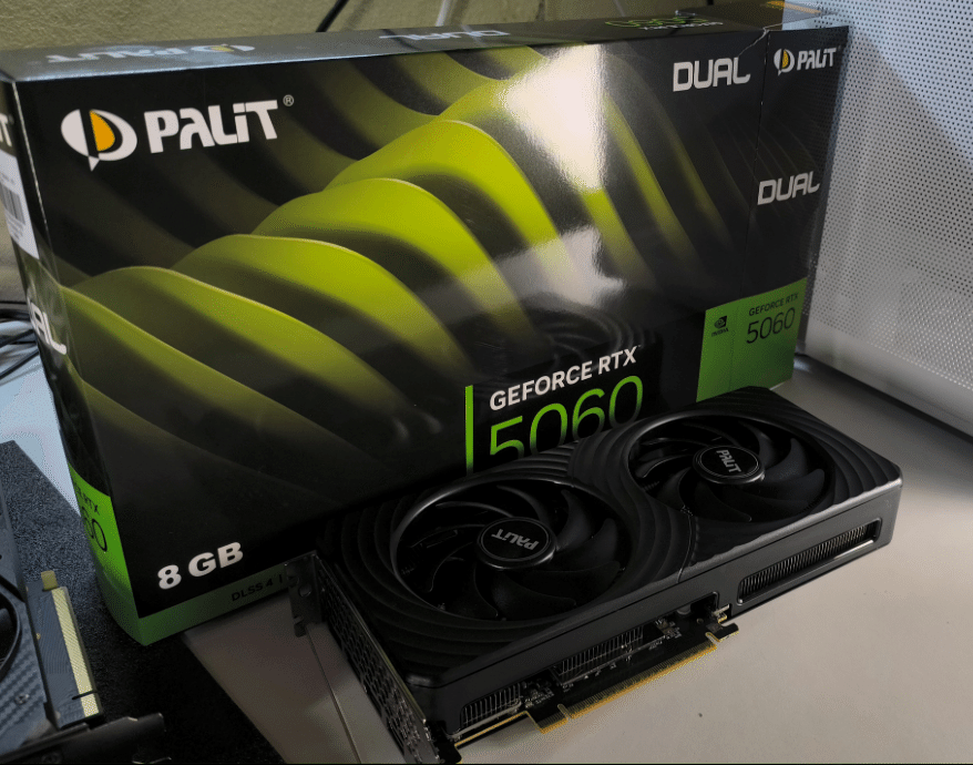 自作PCをRTX3060からRTX5060に換装した理由、GB6ベンチマーク、感想