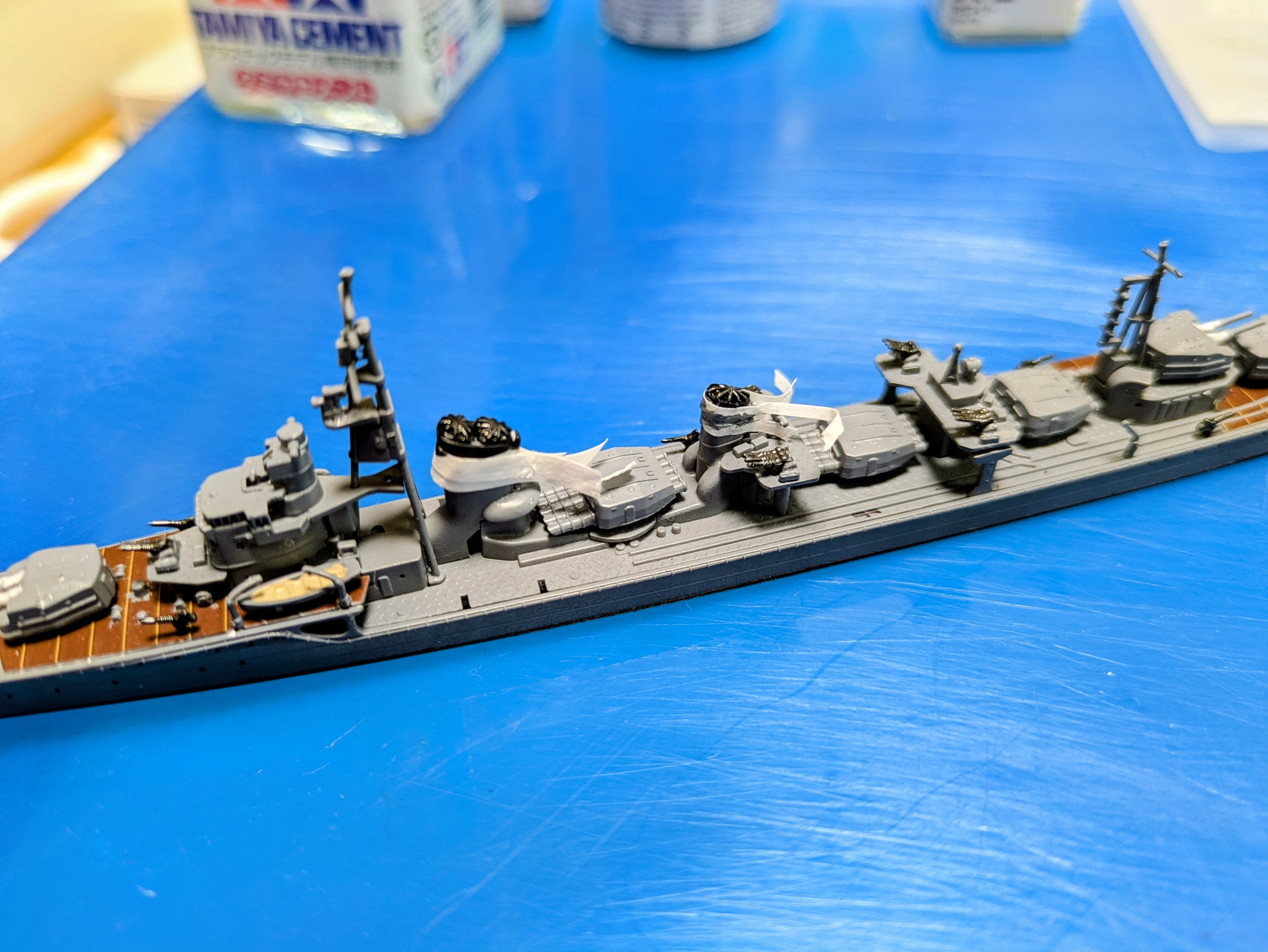 駆逐艦島風/1/700/タミヤ/制作日記。11月1日更新。｜Masa/絵/プラモ/7