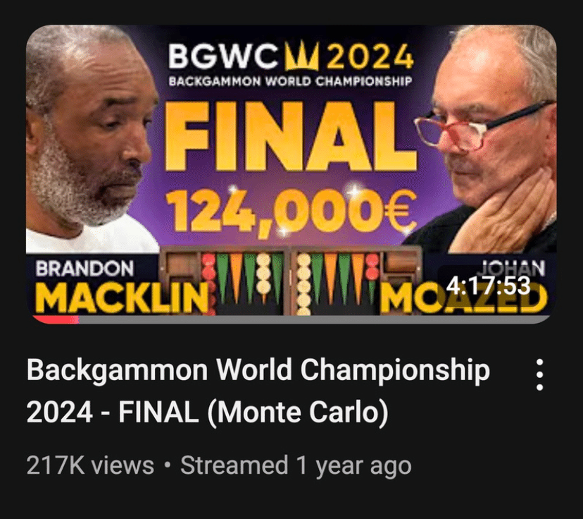 近年のバックギャモンの拡大・急成長について｜望月正行