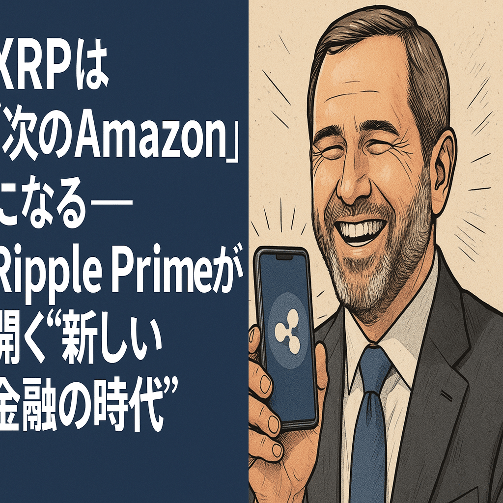 XRPは「次のAmazon」になる──Ripple Primeが開く“新しい金融の時代”｜光本貴一｜XRP / Ripple