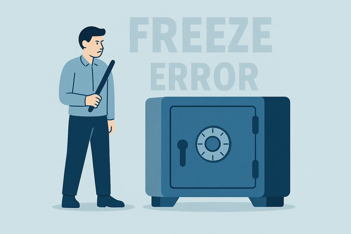 金庫を守る取引所と背後のリスク「FREEZE/ERROR」
