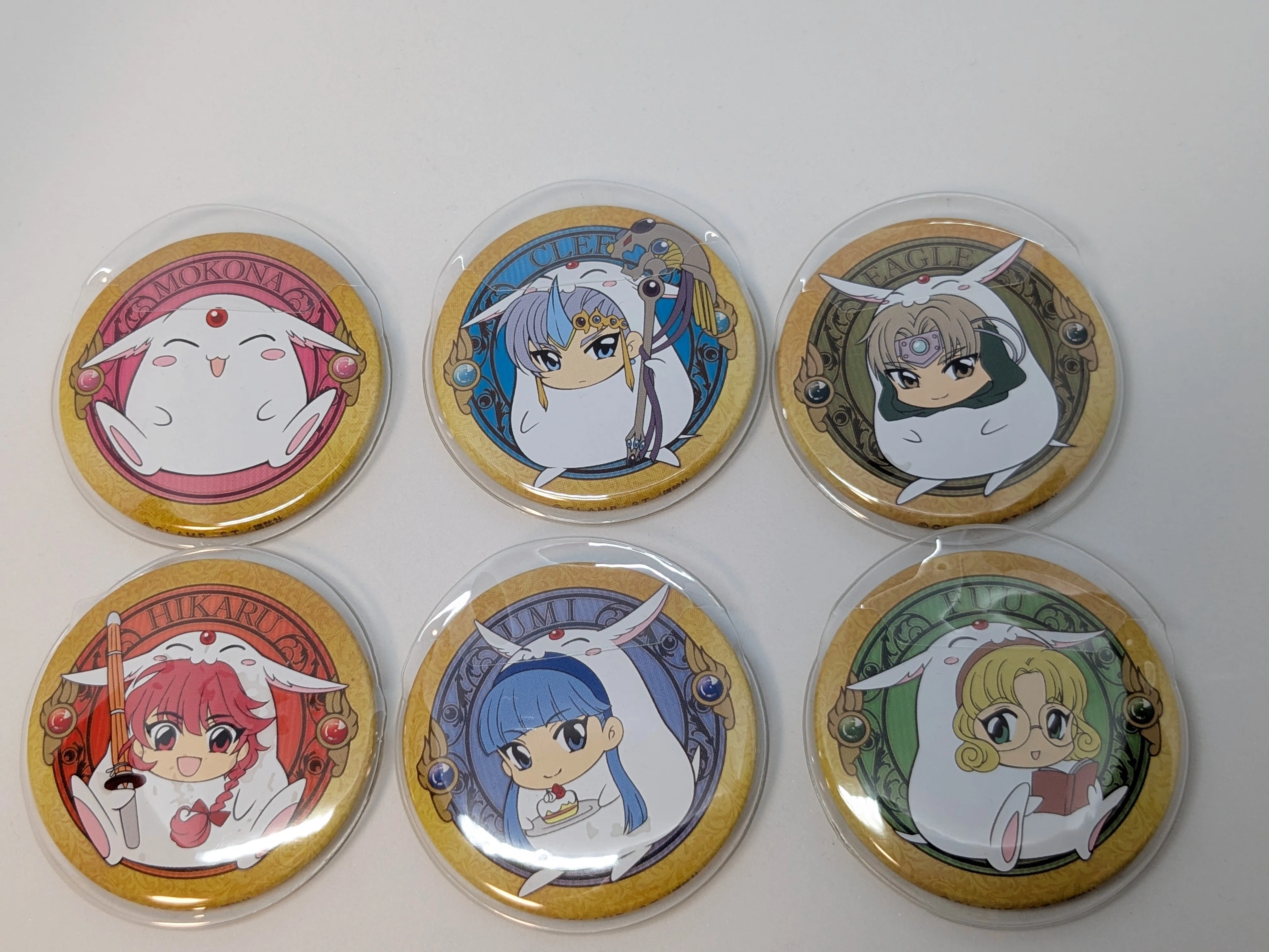 缶バッジまとめ】魔法騎士レイアース グッズ展示館｜一色翼｜【グッズ