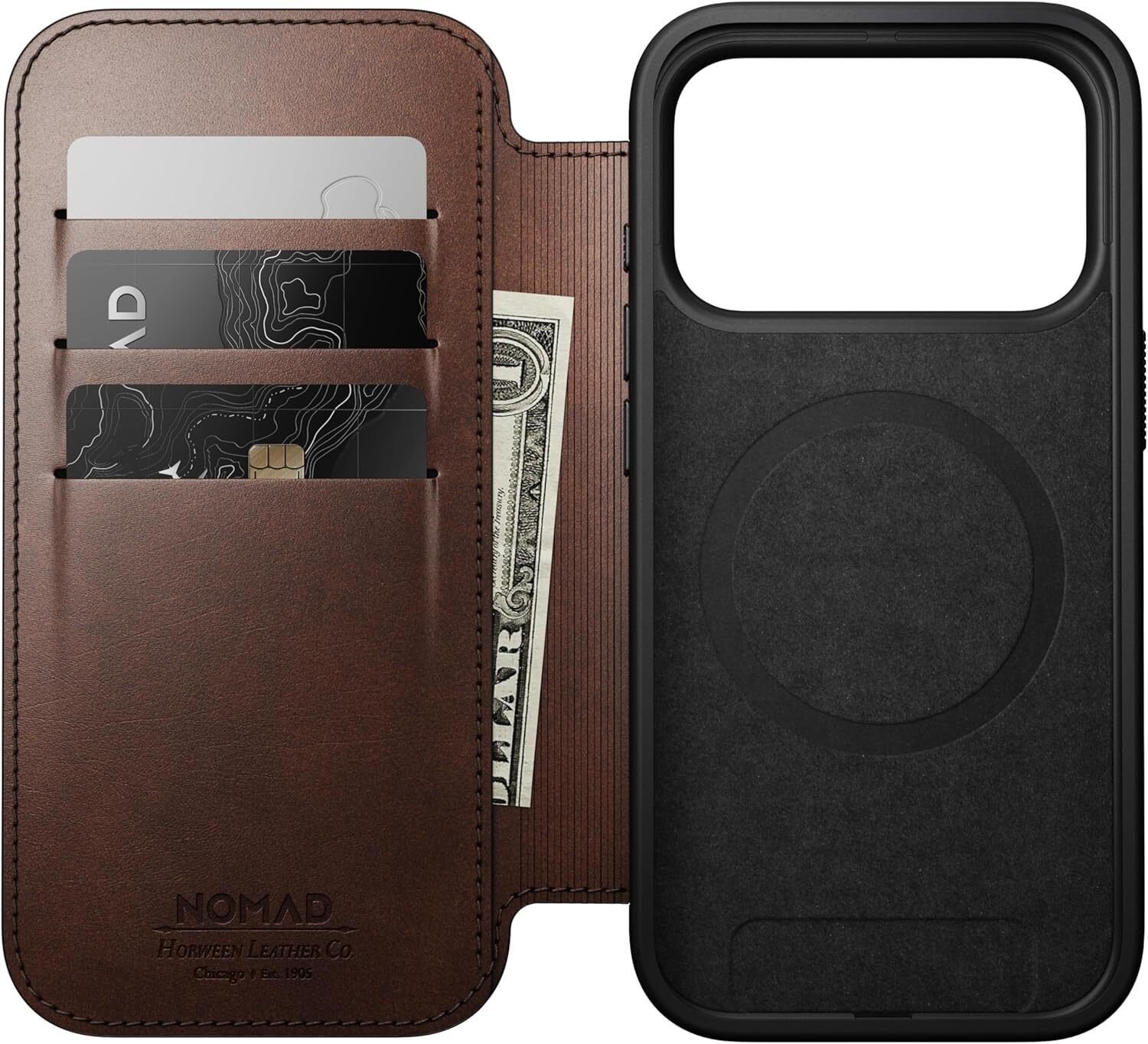 NOMAD iPhone 17 Pro用 Modern Leather Folio レビュー！ホーウィン