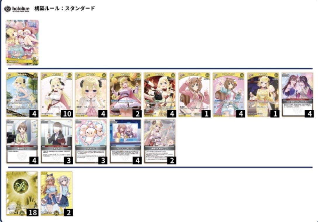 デッキ紹介［わため編］｜ぱぷりけ