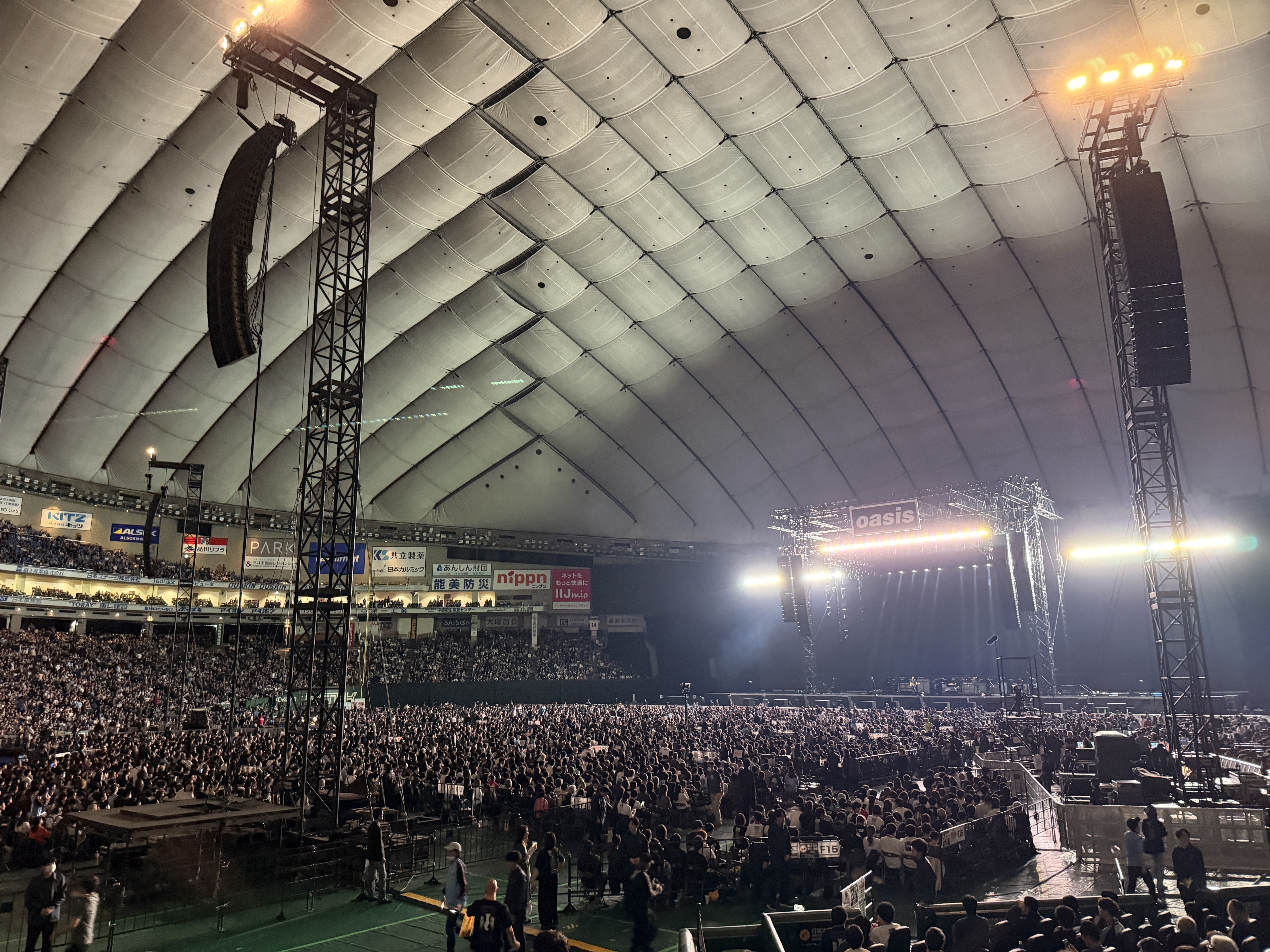 雑記20251026 「oasis live '25」東京ドーム｜小田和奏 おだかずそう