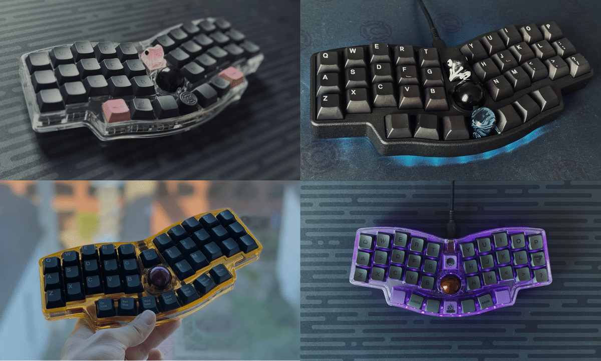 トラボ付き30%一体型キーボード「cocot38mini」ビルドログ｜kazy