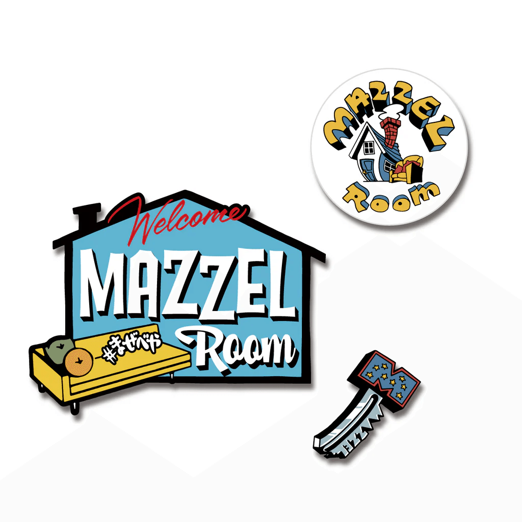 MAZZEL ROOM まぜべや フォトカ ステッカー NAOYA 2種セット MAZZEL ROOM まぜべや NAOYA ナオヤ フォトカード ステッカー 2種