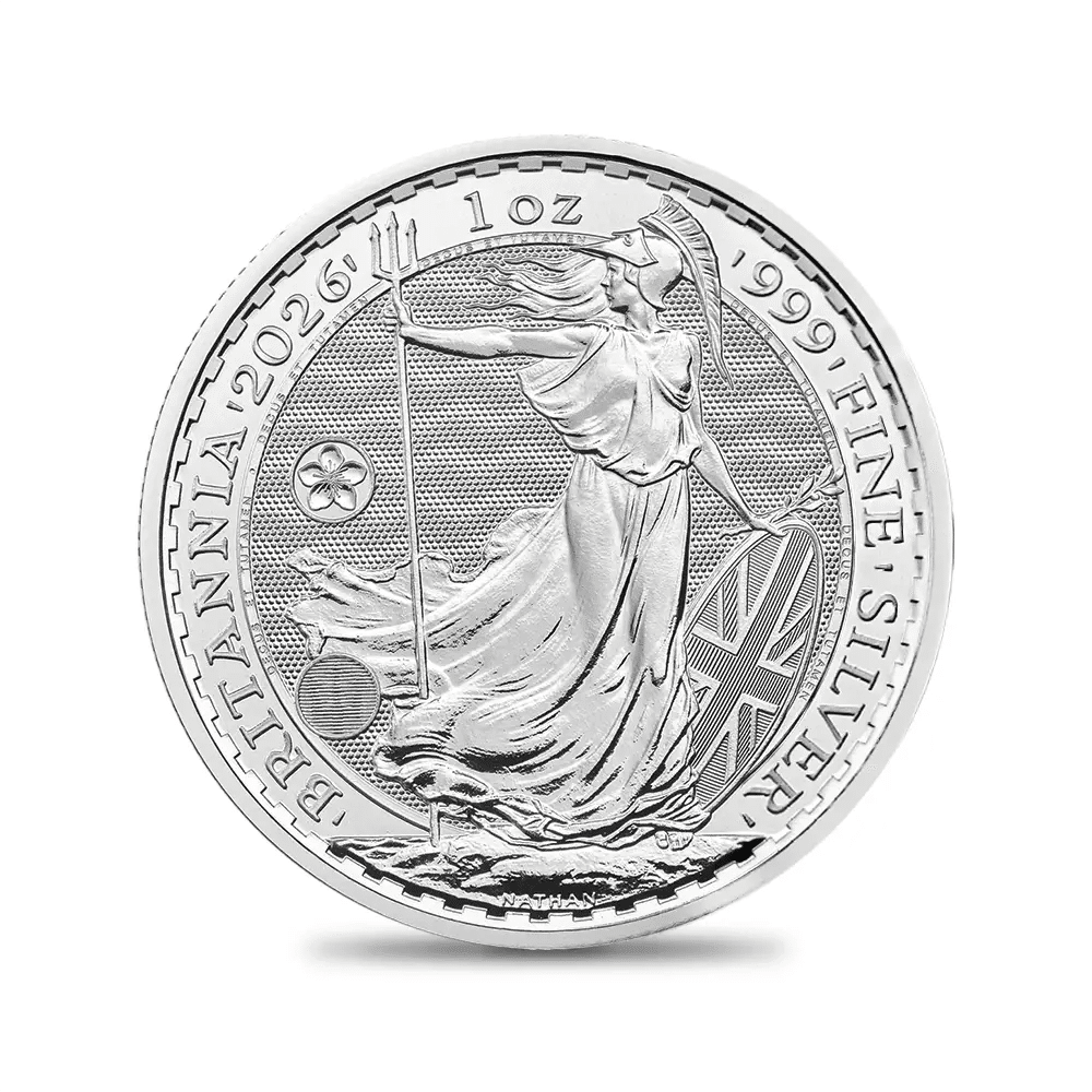 桜ブリタニア　日本限定　イギリス 2026 ブリタニア 1オンス 銀貨 白銀桜 イギリス 2026 チャールズ3世 ブリタニア 2ポンド 1オンス 銀貨 白銀桜