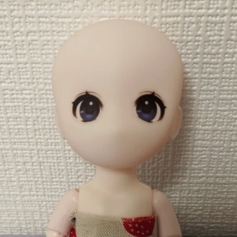 創作アイドル】百均ドールで樹脂粘土の髪の毛作りに挑戦｜涙雨-るう-
